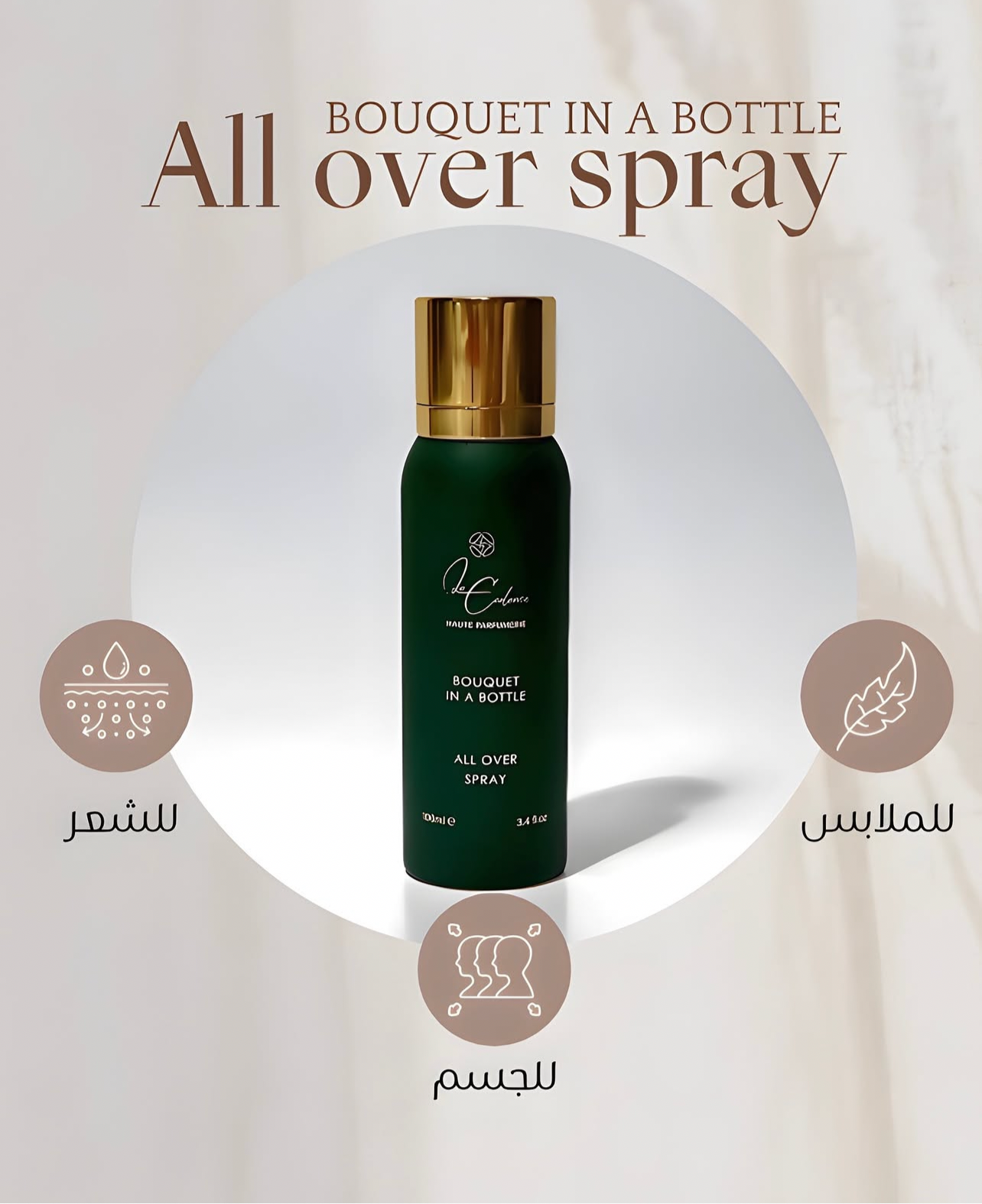 ALL OVER SPRAY: BOUQUET IN A BOTTLE